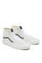 White Women's Suede Lifestyle Shoes - Vn0009Qpjvy1 Sk8-Hi Tapered - 3