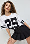 تي شيرت مطبوع كبير الحجم