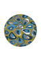 Green Modern Patterned Decorative Washable Carpet Miravip8467 - 4