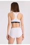 5-Pack White Cotton Maxi High Waist Women's Rib Knit Briefs EVA RIB MAXI - 4