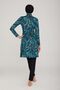 Lycra Fully Covered Tropical Patterned Hijab Swimsuit - 2