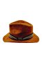 Unisex Nubuck Cowboy Trilby Hat - 3