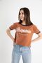 Women's California Printed Crop T-Shirt - 4