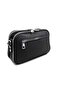 Women's Black 5 Compartment Shoulder and Crossbody Bag - 4