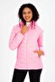 Women's Short Fixed Hood Padded Transitional Sports Puffer Coat 8722