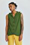 Hooded Shirt Green