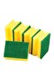 Dish Sponge Set of 5, Green Classic Slotted Cleaning Sponge