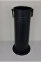 Black Matte Decorative Umbrella Holder Bucket - 2