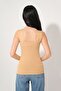 Women's Square Neck Ribbed Summer Knitwear Blouse Undershirt - 6