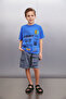 تي شيرت DATHAL Saks باللون الأزرق للرجال - 3
