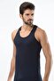 3 Pieces 95% Cotton 5% Elastane Halter Neck Men's Sports Tank Top
