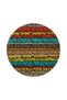 Cross Mixed Themed Frame Geometric Patterned Woven Base and Decorative Washable Carpet Miravip8549 - 4