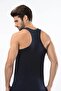 3 Pieces 95% Cotton 5% Elastane Halter Neck Men's Sports Tank Top - 2