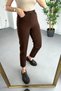 90s Brown High Waist Lycra Comfort Denim Mom Jeans Jeans - 4