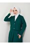 Pleated Women's Jacket and Skirt Set - Hijab Combination - 2