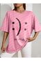 Oversized :) : Printed T-SHIRT Printed
