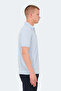 Katsuro Men's Polo Neck Blue T-Shirt - 4