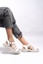 Kunzirn Women's Sandals 0012203 White Skin - 5