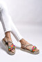 Jessinalyn Women's Sandals 0012104 Beige Rainbow - 3