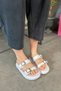 Ryan White Leather Women's Slipper with Two Buckle Detail - 2