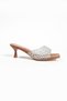 Valencia Pearl Detail Heeled Slippers - 4