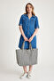 Premium Women's Cotton Woven Colorful Striped Beach Bag / Shoulder Bag (4 Pockets) - 7