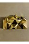 Gold Metal Clutch Portfolio and Evening Dress Bag