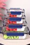Lock & Lock Ultra Durable Glass Storage Set - 300ml, 630ml, 1lt, 1.6lt| 400°C Safe as Heat
