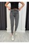 Karsu Smoked Mom Jean High Waist Detail Boyfriend Jeans - 2