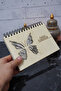 Butterfly Wooden Schedule Pad - Undated Agenda - Weekly Planner - A5 - Undated Planning Pad