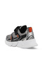 Kendall Unisex Kids Sneaker Shoes Gray / Black - 3