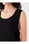 U-Neck Straight Linen Blend Women's Dress - 4
