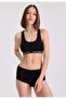 2-Piece Black Cotton Elastane Blend Women's Bustier Lily - 2