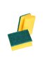 Dish Sponge Set of 5, Green Classic Slotted Cleaning Sponge - 3