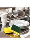 Dish Sponge Set of 5, Green Classic Slotted Cleaning Sponge - 2