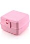 Premium 2-Layer 4-Compartment Lunch Box 15 X 16 X 9cm Pink Powder Hh - 2