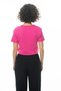 Women's Twist Detailed Printed Crop T-shirt - 3