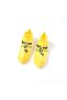 Women's Colorful Funny Faces Booties Socks Set 7 Pairs - 3