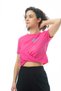 Women's Twist Detailed Printed Crop T-shirt - 2