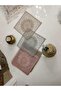 Placemat Special Embroidery Design Square Plate Sun Table and Presentation Set Dowry Rack Gray - 7
