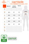 بلوزة نسائية باللونين الأسود والأبيض، عبوة من قطعتين، قميص داخلي قطني بحزام سميك، قميص داخلي أساسي - 3