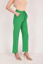 WOMEN'S LACE-UP Linen TROUSERS - 4