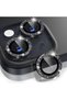 Camera Lens Protector Silvery Metal Crystal Tempered Glass Lens Cover for iPhone 15/15 Plus