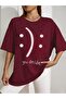Oversized :) : Printed T-SHIRT Printed
