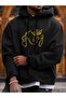 King Printed Hooded Sweatshirt