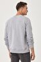 Heart Printed Crew Neck Sweatshirt - 8