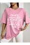 Oversized I'M NOT RESPONSIBLE FOR WHAT MY FACE DOES WHEN YOU TALK Printed t-shirt