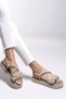 Jessinalyn Women's Sandals 0012104 Beige - 3