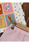 Geometric Patterned Frilled Shorts Stretchy Summer Set for Baby Girls - 5