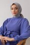 Si̇lk Home Plain Twill Scarf 11343-39 Gray - 3